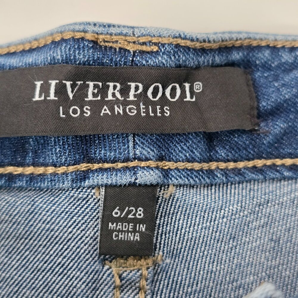 Liverpool High Rise Skinny Jeans 6 Medium Wash NWT - Picture 4 of 8